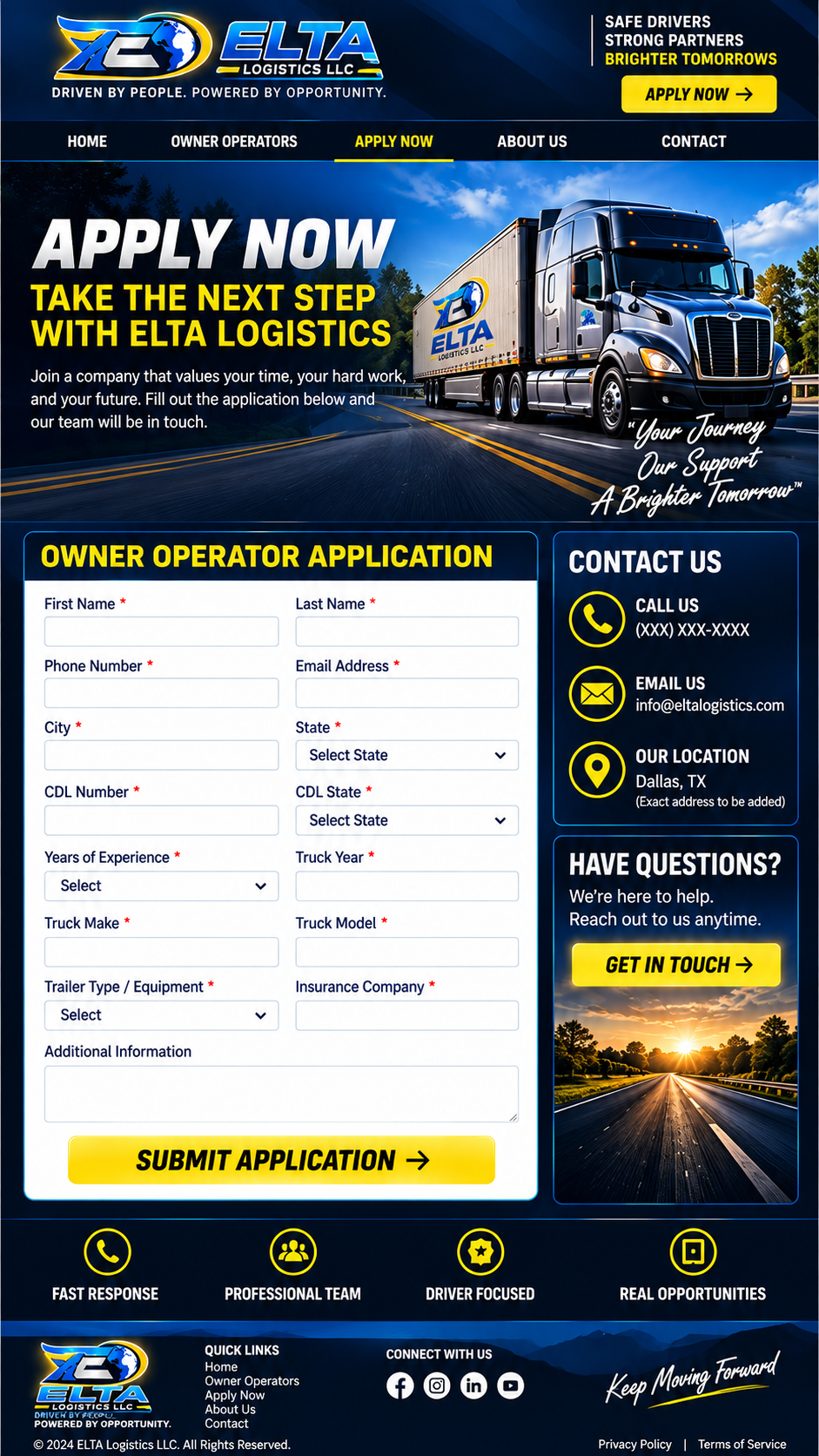 ELTA Logistics LLC - Apply Now